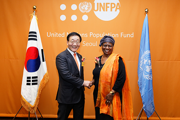 유엔인구기금 한국사무소 개소식 참석