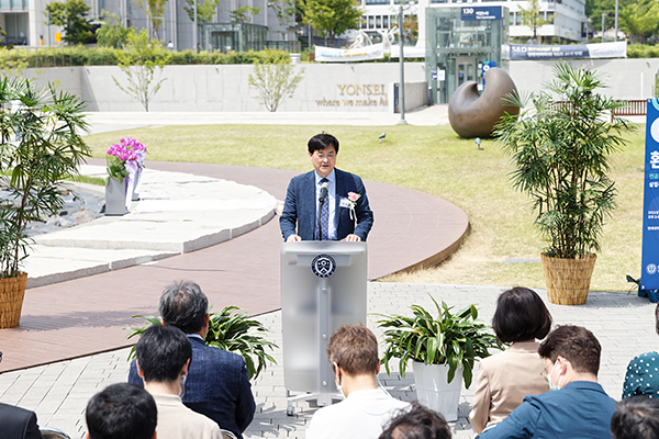 인공지능융합대학 상징석 제막식 및 출범식