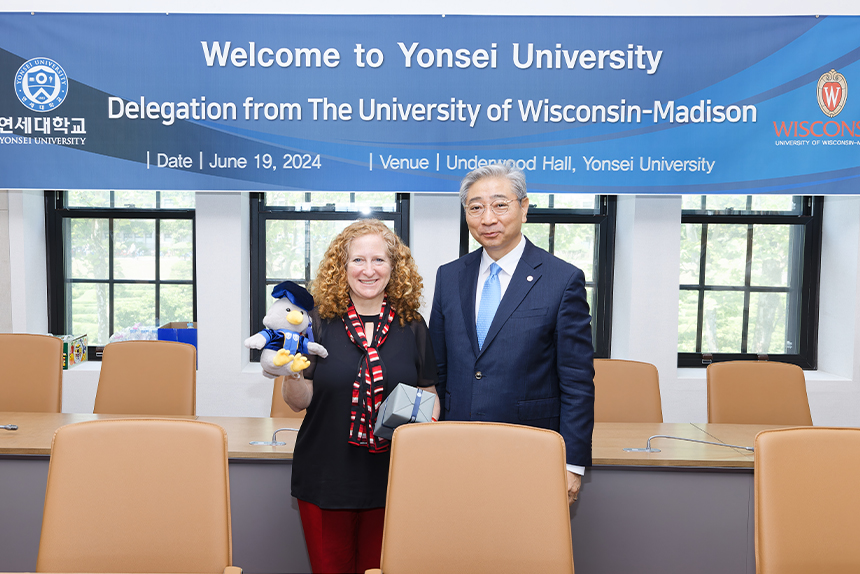 University of Wisconsin-Madison 총장 접견